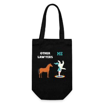 Autres avocats Me Licorne Cheval - Sac à bouteille - noir - Devant