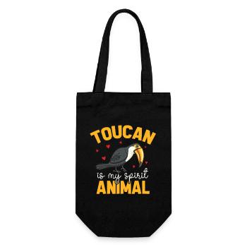 Toucan Bird Rainforest - Gift Bag for Bottles - black - Front