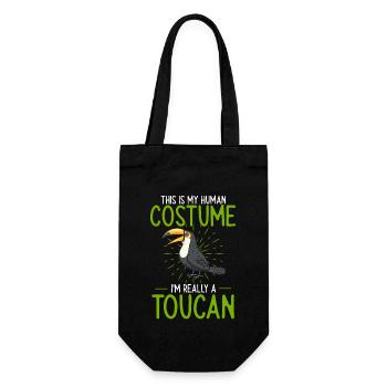Toucan Bird Rainforest - Gift Bag for Bottles - black - Front