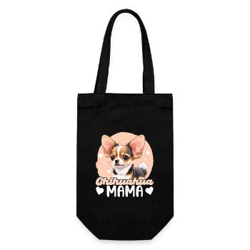 Chihuahua Mama - Sac à bouteille - noir - Devant