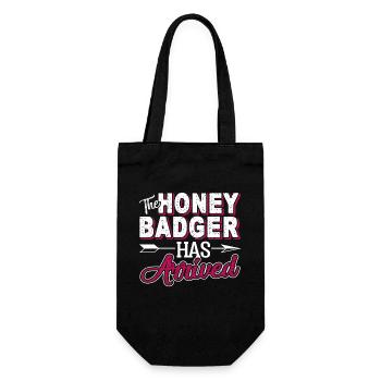 Honey Badger The Honey Badger Has Arrived - Gift Bag for Bottles - black - Front