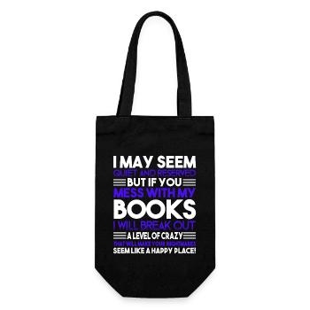 Librarian Librarian Don't Mess With My Books - Gift Bag for Bottles - black - Front