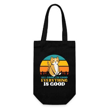 All Good I'm Good Everything Is Good - Gift Bag for Bottles - black - Front