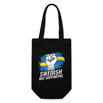 Pas suédois mais favorable à la Suède Pays du drapeau - Sac à bouteille - noir - Devant