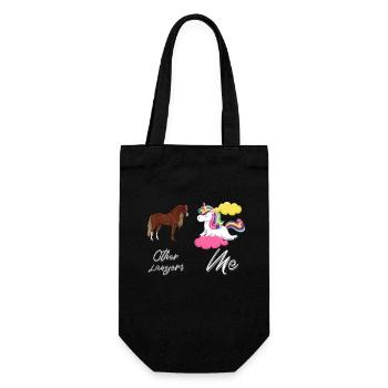Autres avocats Me Licorne Cheval - Sac à bouteille - noir - Devant