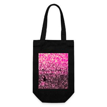 Cube Sunset 2 3 - Gift Bag for Bottles - black - Front