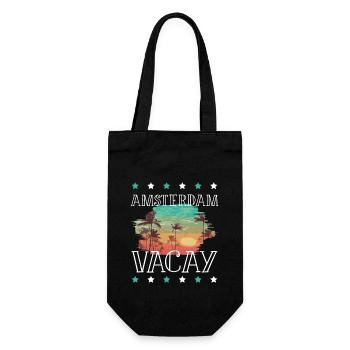 Amsterdam Holidays - Gift Bag for Bottles - black - Front