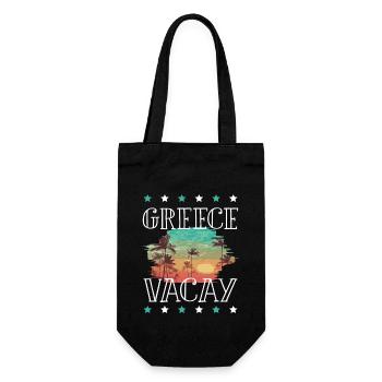 Greece Holidays - Gift Bag for Bottles - black - Front