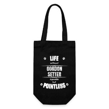 La vie est possible mais inutile - Gordon Setter - Sac à bouteille - noir - Devant