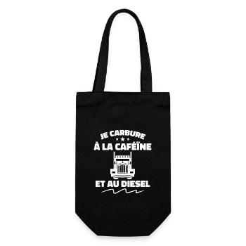 Chauffeur Routier Caféïne Et Diesel - Sac à bouteille - noir - Devant
