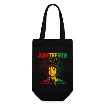 Juneteenth 1865 Se souvenir de mes ancêtres - Sac à bouteille - noir - Devant