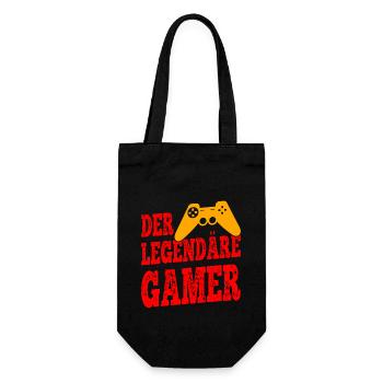 The Legendary Gamer - Gift Bag for Bottles - black - Front