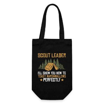 Scout Leader Design Für Einen Scoutmaster Oder - Gift Bag for Bottles - black - Front