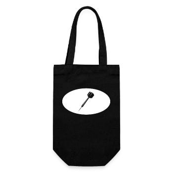 Demi-cercle - fléchette - - Sac à bouteille - noir - Devant