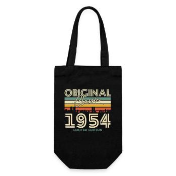 Original Classic 1954 - 70 Jahre Limited Edition - Geschenkbeutel für Flaschen - Schwarz - Vorne