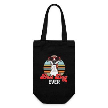 Italian Greyhound Greyhound Dogs - Gift Bag for Bottles - black - Front
