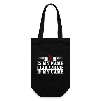Amateurfunk-vater-design Für Lizenzierten - Gift Bag for Bottles - black - Front