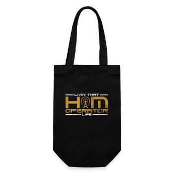 Amateurfunk-design Für Amateurfunkamateure - Gift Bag for Bottles - black - Front