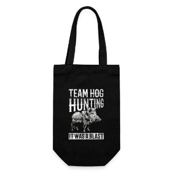 Schweinejagd-design Für Die Wildschweinjagd - Gift Bag for Bottles - black - Front