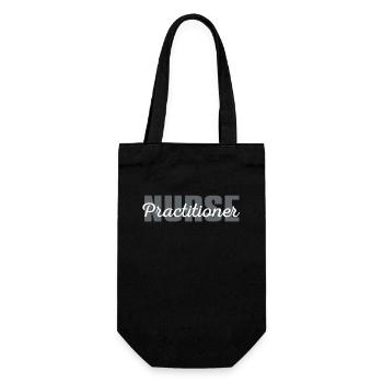 Advanced Practice Nurse - Gift Bag for Bottles - black - Front