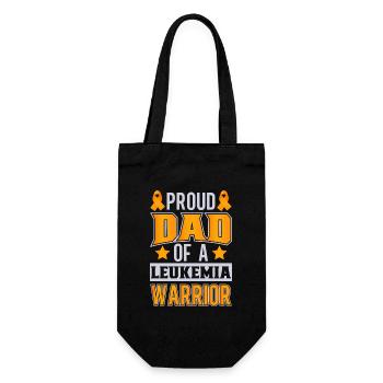 Leukemia Awareness Month Leukemia Survivor - Gift Bag for Bottles - black - Front