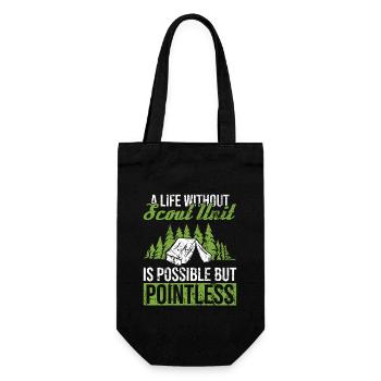 Scout Leader Design Für Einen Cub Master, Der Cub - Gift Bag for Bottles - black - Front