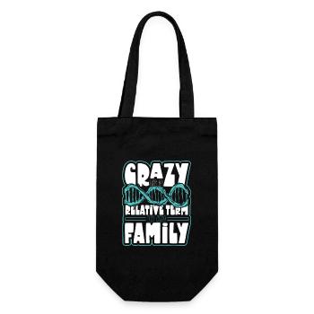 Family Tree Family Historian Genealogy Genealogist - Gift Bag for Bottles - black - Front