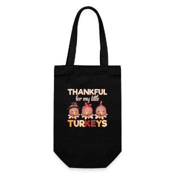 Merci pour mon professeur de petites dindes - Sac à bouteille - noir - Devant