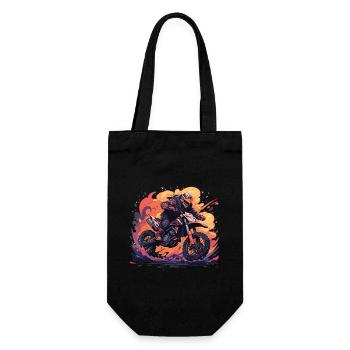 Motocross Motocross Motorcycle Dirt Bike Dirt Bikes - Gift Bag for Bottles - black - Front