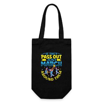 Marching Band Clarinetist School Rehearsal Music - Gift Bag for Bottles - black - Front
