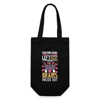 Marching Band Clarinetist School Rehearsal Music - Gift Bag for Bottles - black - Front