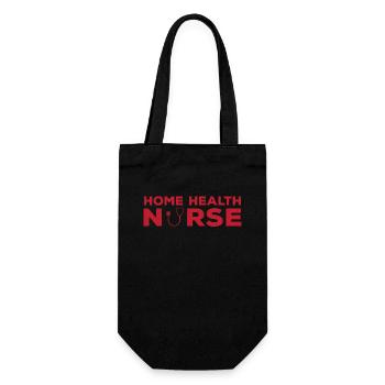 Home Nursing - Gift Bag for Bottles - black - Front