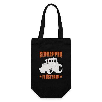 Lustiges Schlepper T Shirt - Geschenkbeutel für Flaschen - Schwarz - Vorne