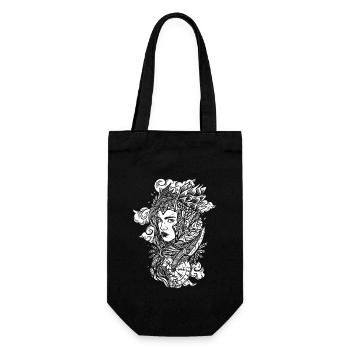 Femme Viking Nordique - Shield Maiden & Valkyrie - Sac à bouteille - noir - Devant
