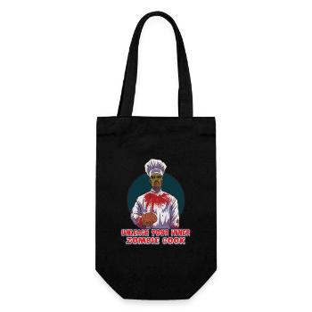 Drôle Zombie Cook Cuisine Horreur Cook Undead - Sac à bouteille - noir - Devant