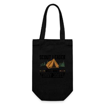 Pfadfinderleiter-design Für Einen - Geschenkbeutel für Flaschen - Schwarz - Vorne
