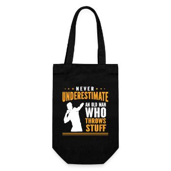 Lancer du poids Athlétisme - Sac à bouteille - noir - Devant