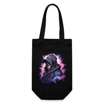 Crâne Crâne Crânes Crâne Squelette - Sac à bouteille - noir - Devant