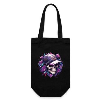 Crâne Crâne Crânes Crâne Squelette - Sac à bouteille - noir - Devant