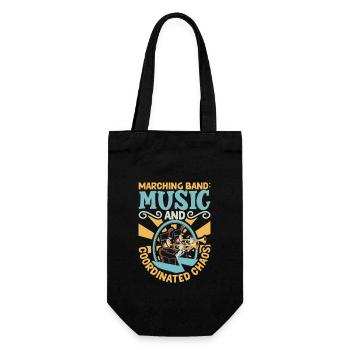 Marching Band Clarinetist School Rehearsal Music - Gift Bag for Bottles - black - Front