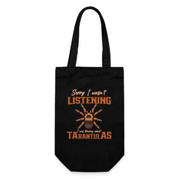 Tarantula Tarantula Tarantula Pet - Gift Bag for Bottles - black - Front
