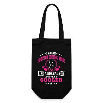 Funny Hygiene NurseMom - Gift Bag for Bottles - black - Front