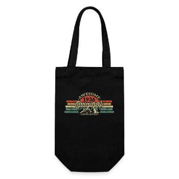 Vintage 1936 Birthday Retro - Gift Bag for Bottles - black - Front