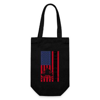 Scout Leader Usa Design Für Einen Patriotischen - Gift Bag for Bottles - black - Front