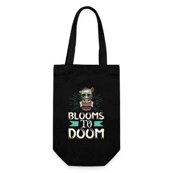 Horror Garden Gardener Zombie Plant Gardening - Gift Bag for Bottles - black - Front