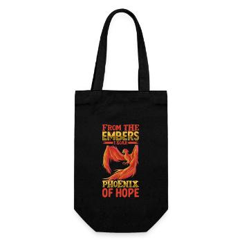 Phoenix Bird Mythical Creatures - Gift Bag for Bottles - black - Front