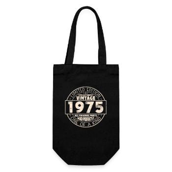 Millésime 1975 Cadeau, 48/49 Années - Sac à bouteille - noir - Devant