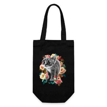 Cat - Gift Bag for Bottles - black - Front