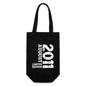 2011 August Limited Edition 12. Geburtstag Outfit - Geschenkbeutel für Flaschen - Schwarz - Vorne