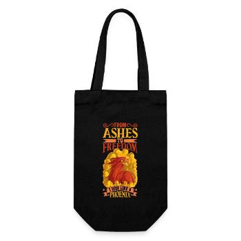 Phoenix Bird Mythical Creatures - Gift Bag for Bottles - black - Front